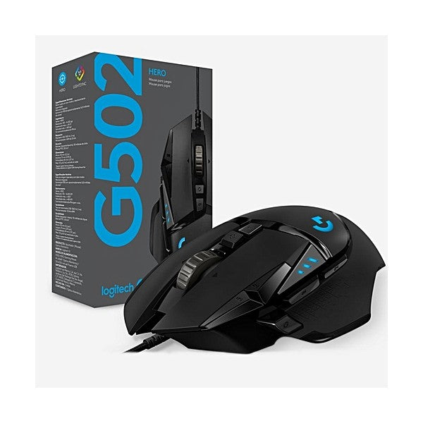 LOGITECH Souris filaire USB Gaming G502 HERO Noir