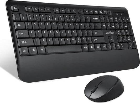 PERIXX Kit clavier AZERTY + souris sans fil PERIDUO 714 Noir